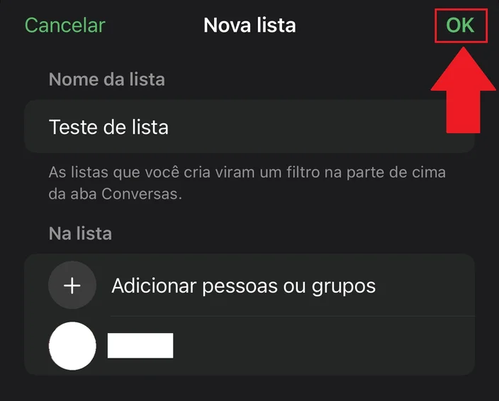 Como criar uma lista de contatos no WhatsApp? 3 image 13