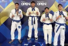 Fernando Leal, de Roraima, conquista ouro duplo no Brazilian Open de Jiu Jitsu